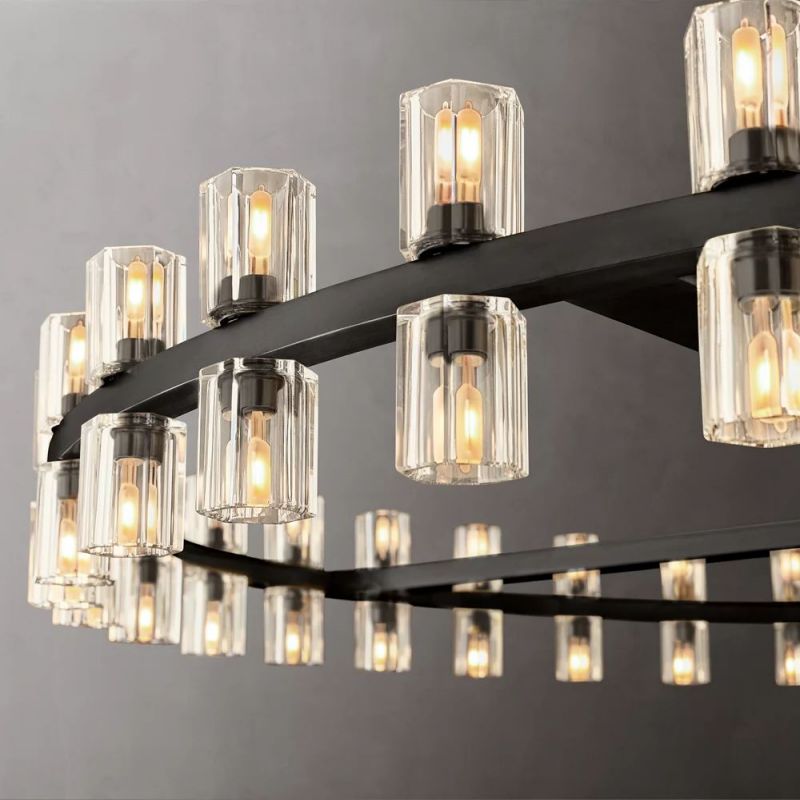 Tara Led Round Chandelier 60"