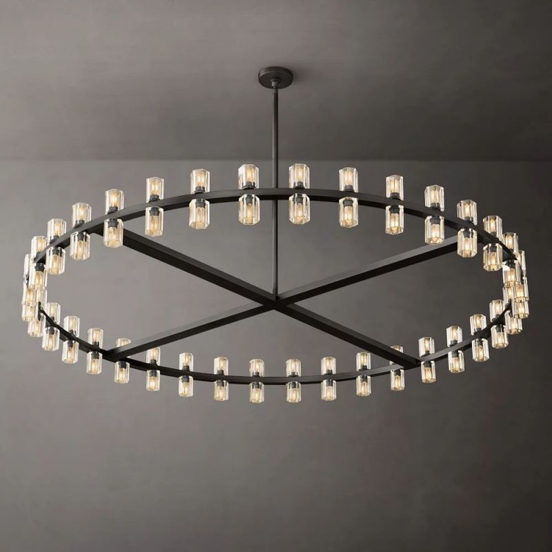 Tara Led Round Chandelier 60"