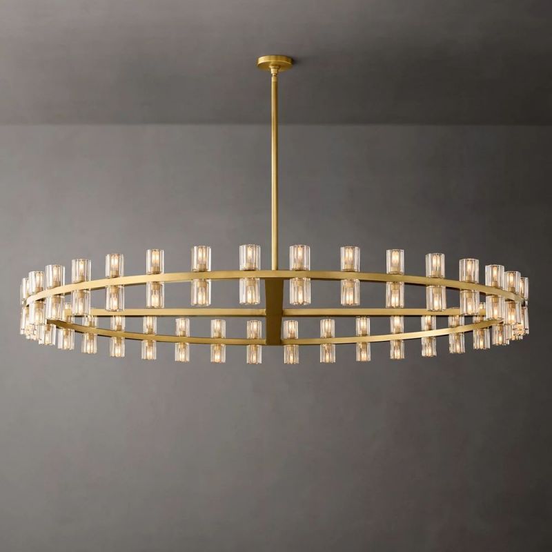 Tara Led Round Chandelier 60"