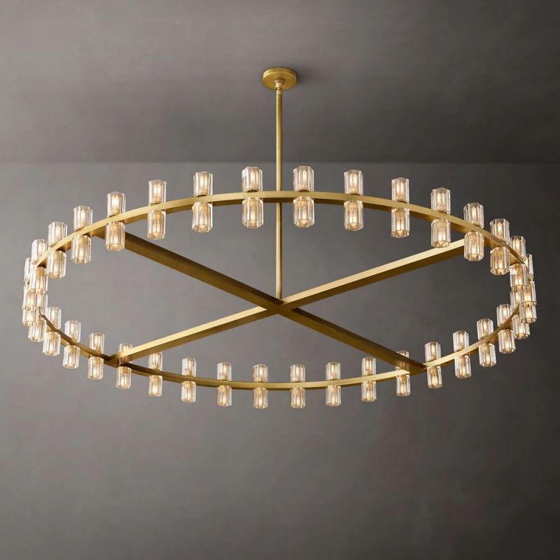 Tara Led Round Chandelier 60"