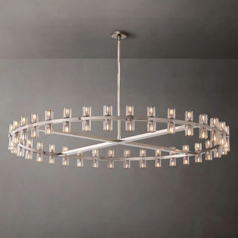 Tara Led Round Chandelier 60"