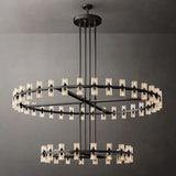 Tara Led Round Two-Tier Chandelier 60"