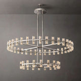 Tara Led Round Two-Tier Chandelier 60"