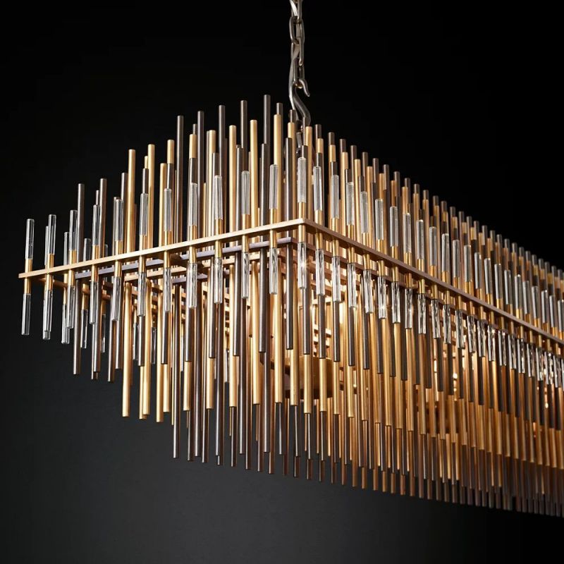 Tazans Rectangular Chandelier 54"