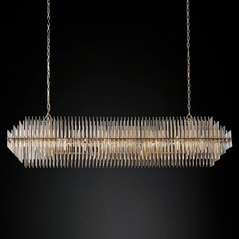 Tazans Rectangular Chandelier 54"