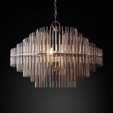 Tazans Brass Round Chandelier