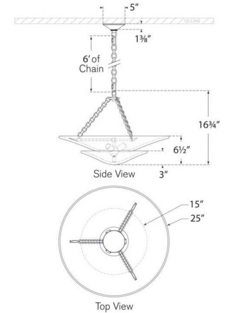 Mollino Tiered Chandelier