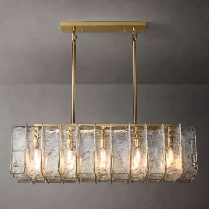 Tiga Rectangle Chandelier 49"