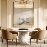 Tiga Round Chandelier 48"