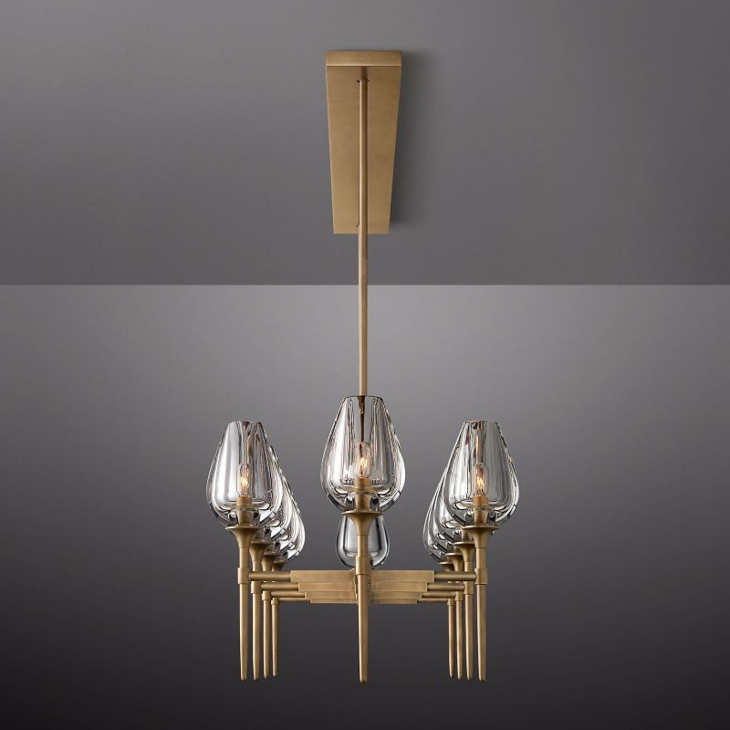 Tulip Linear Chandelier 65"