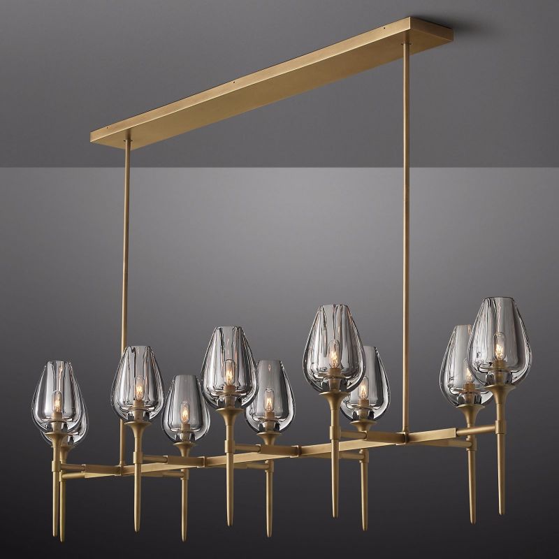 Tulip Linear Chandelier 65"