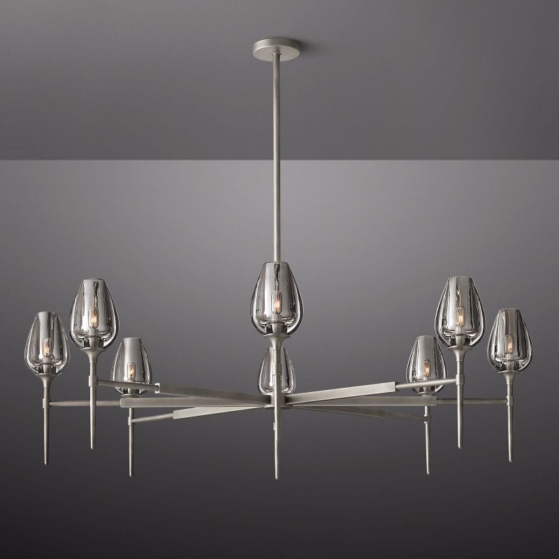 Tulip Round Chandelier 54"