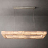 Alabaster Ezreal Rectangular Chandelier 54"