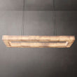 Alabaster Ezreal Rectangular Chandelier 54"